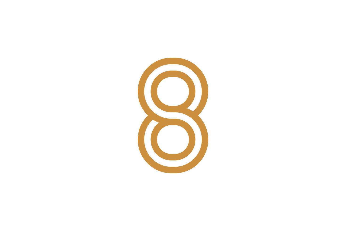 Unique Monoline B Logo vector