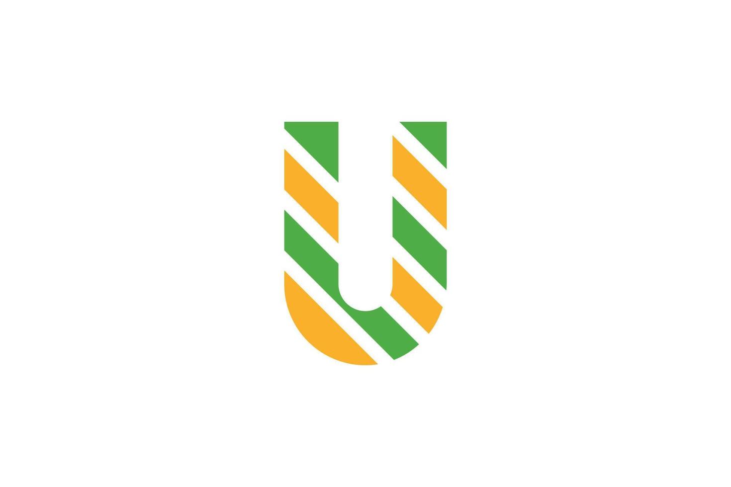 Letter U Abstract Logo vector