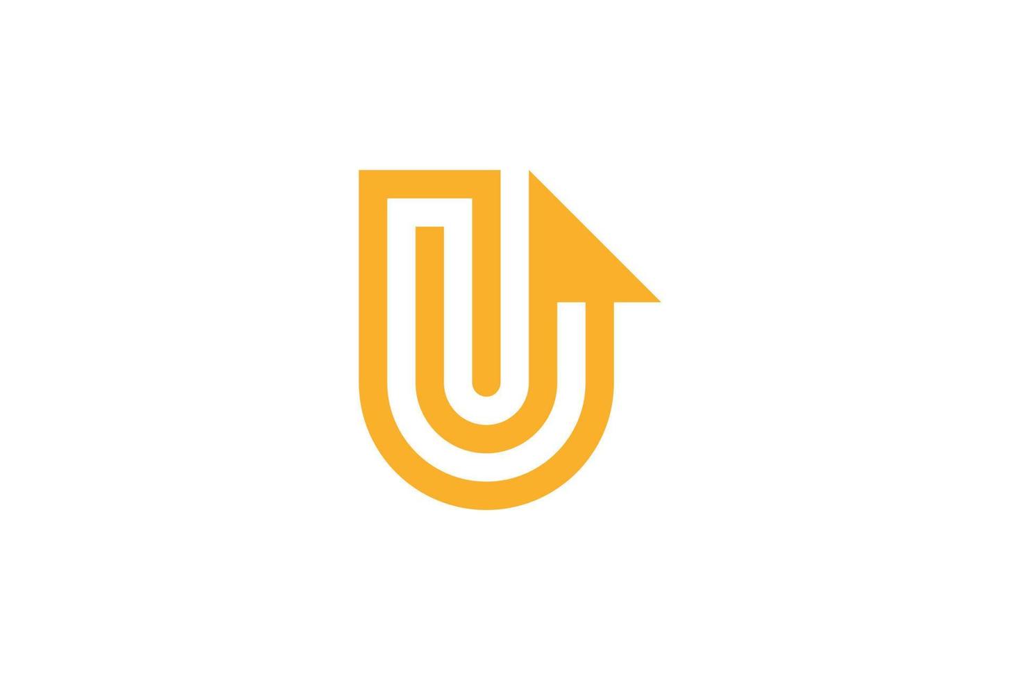 Letter U Abstract Logo vector