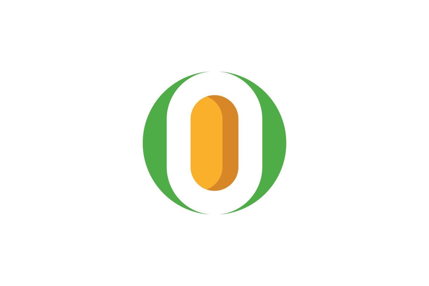 Letter O Colorful Logo vector