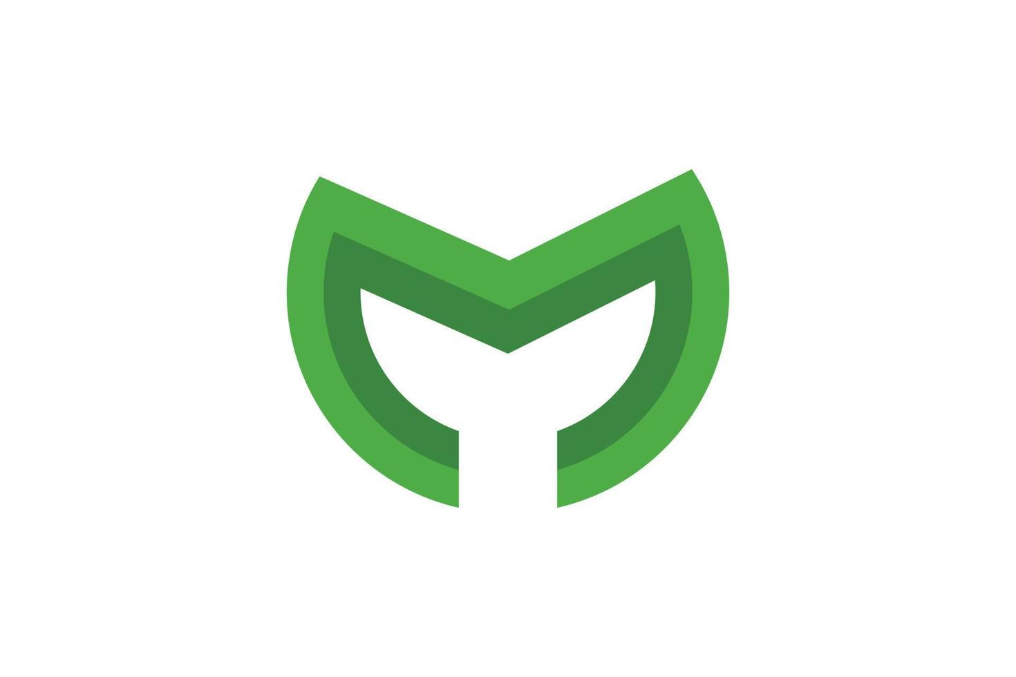 logotipo creativo de la letra m vector