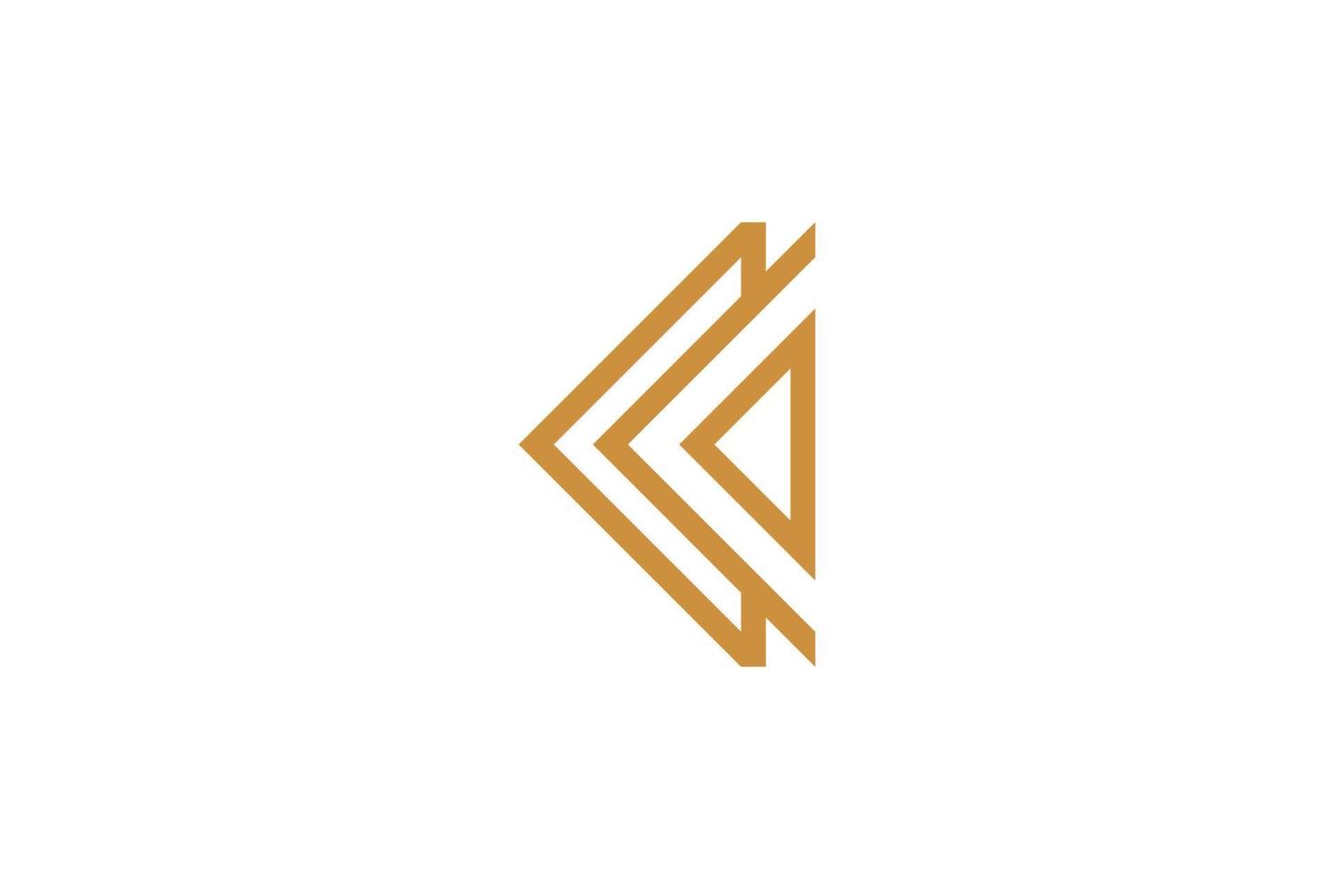 Simple Monoline Letter C vector