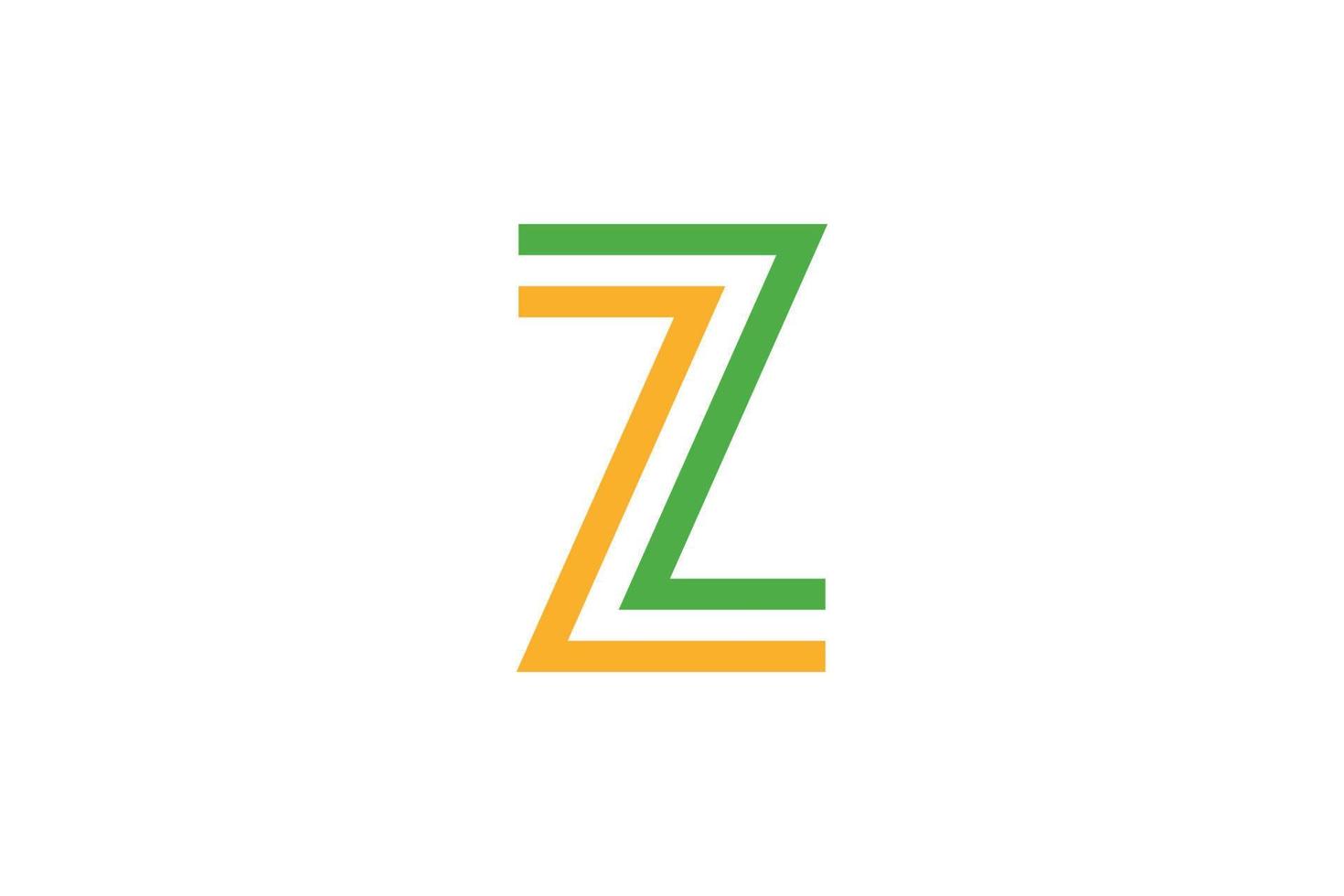 plantillas creativas de logotipos de letras z vector