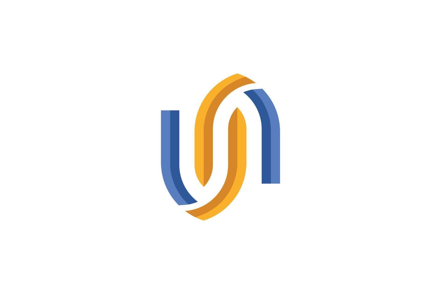 Letter U Abstract Logo vector