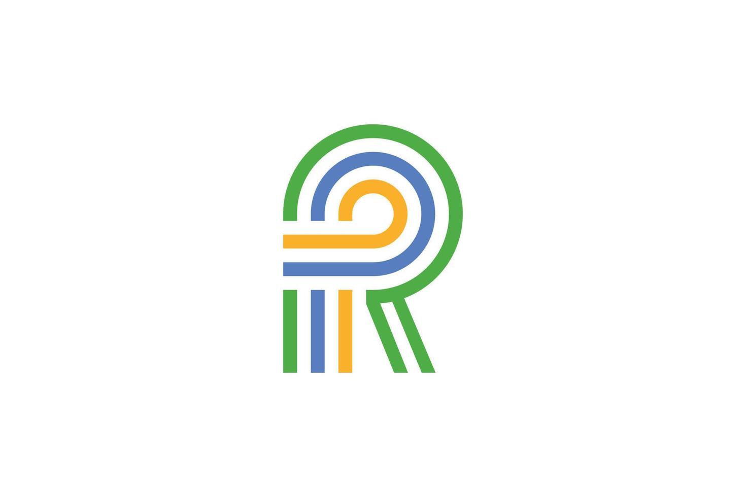 Abstract R Letter Logo vector