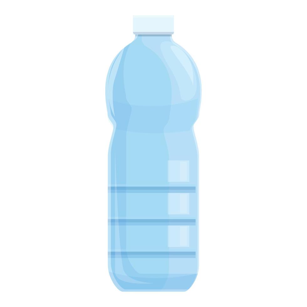 Water bottle icon, cartoon style vector