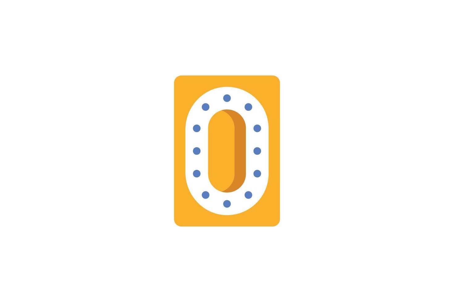 Letter O Colorful Logo vector