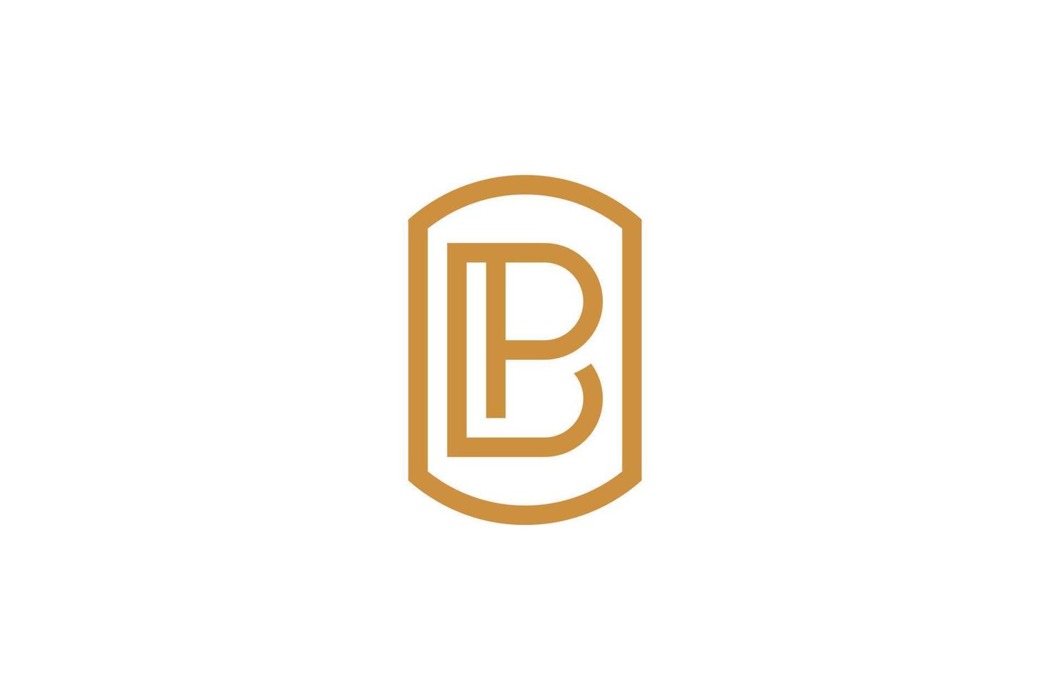 Unique Monoline B Logo vector