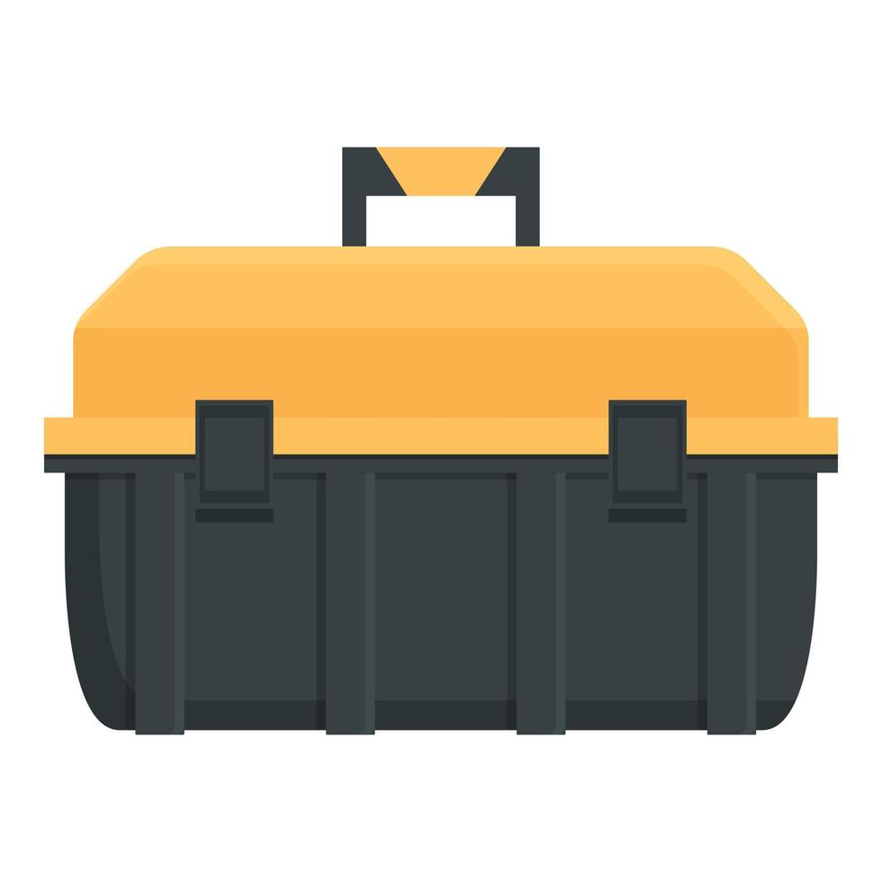vector de dibujos animados de icono de caja de herramientas de negocios. caja de herramientas