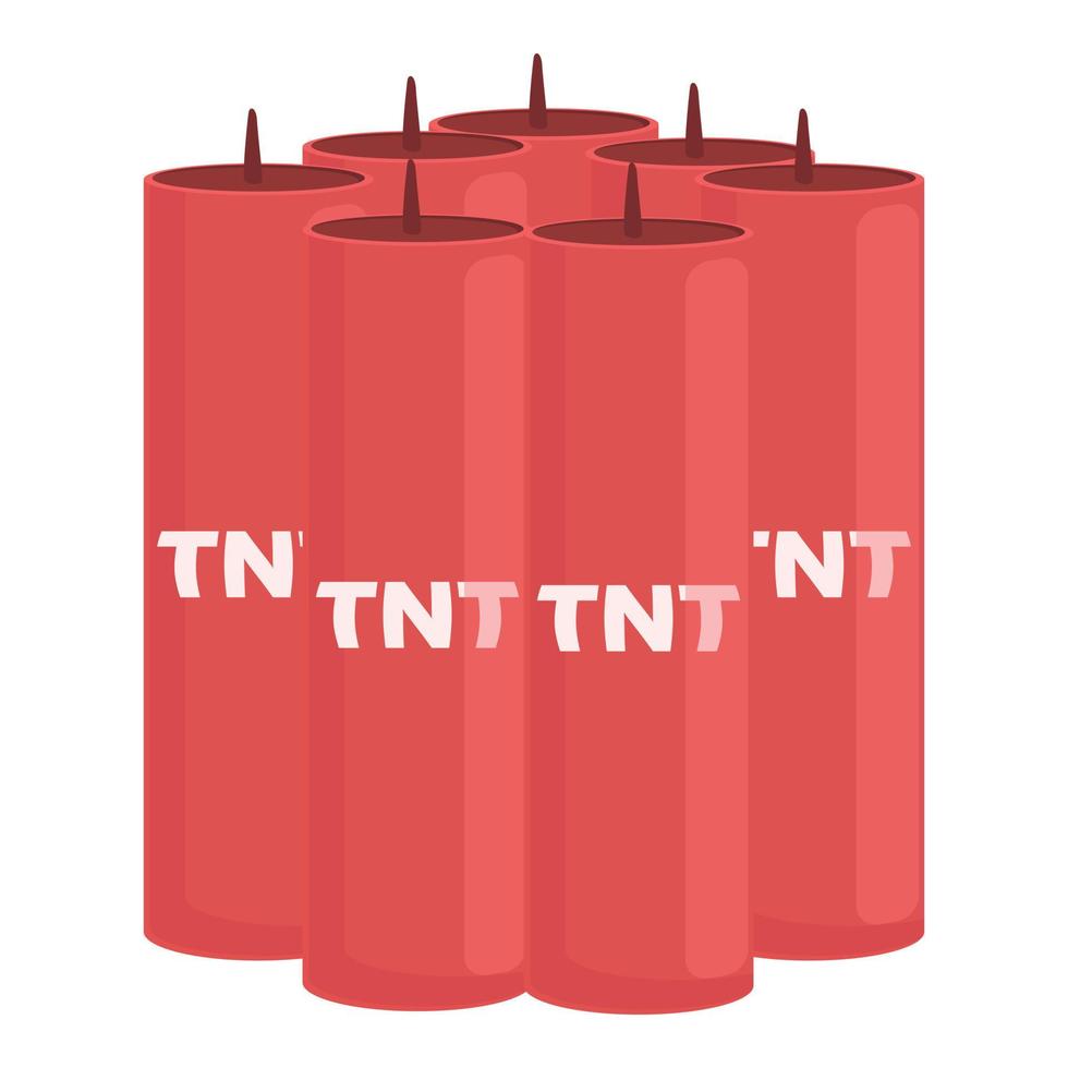 Mining tnt icon cartoon vector. Loader sand vector
