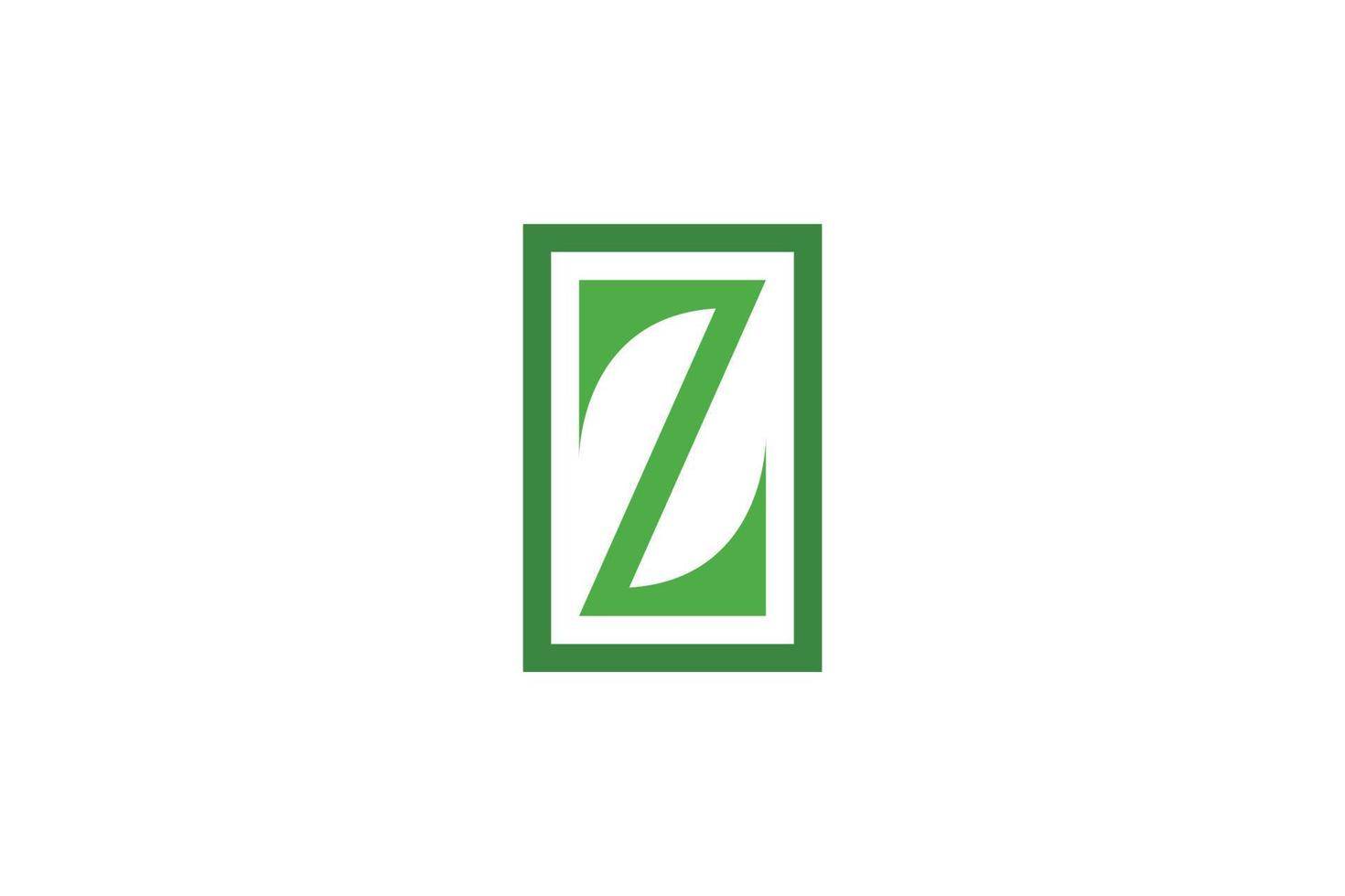 plantillas creativas de logotipos de letras z vector