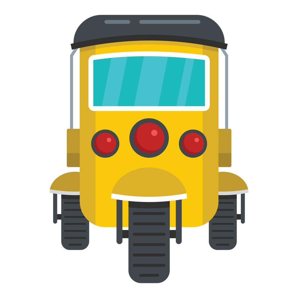 City taxi icon, flat style vector