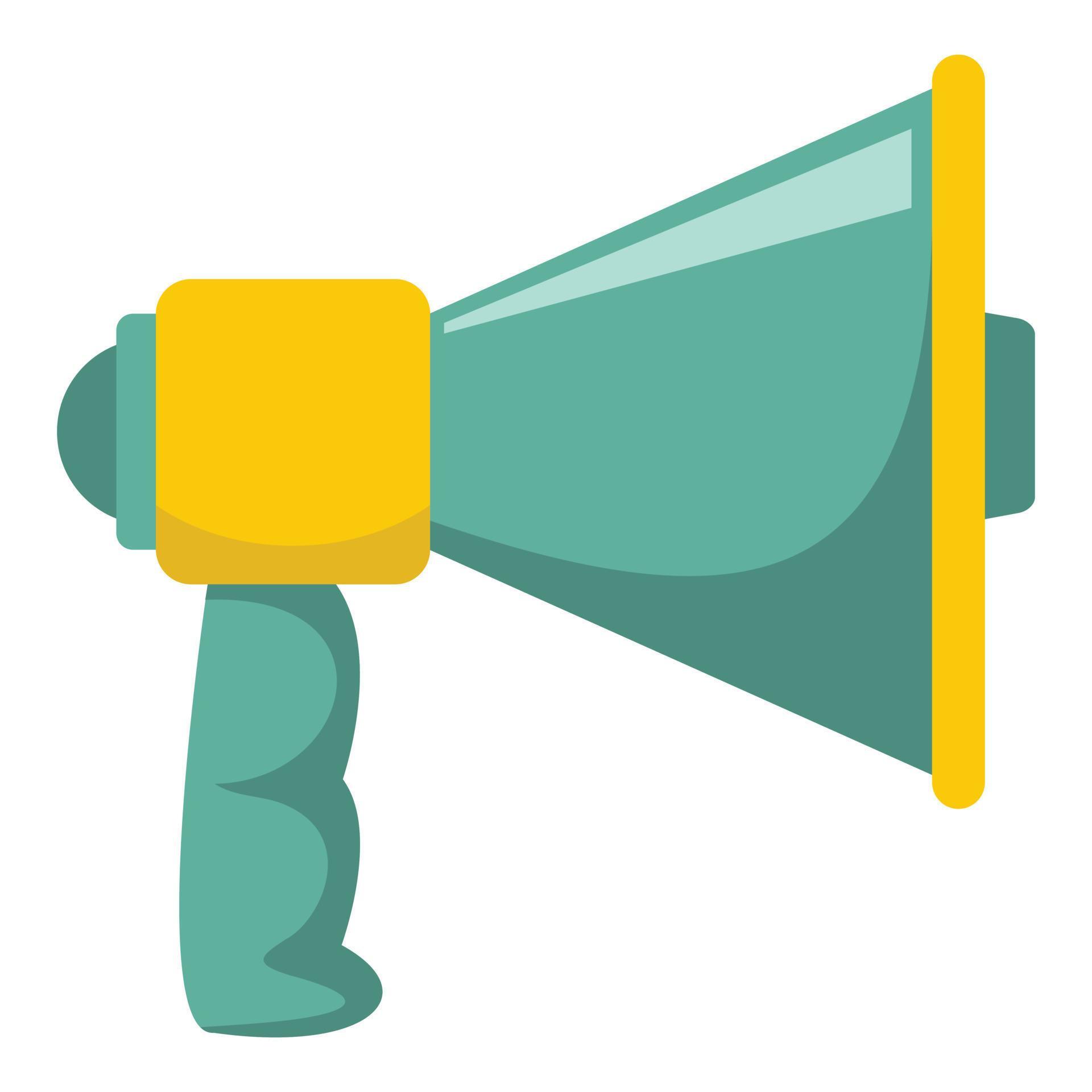 Megaphone with handle icon, cartoon style 14372477 Vector Art at Vecteezy