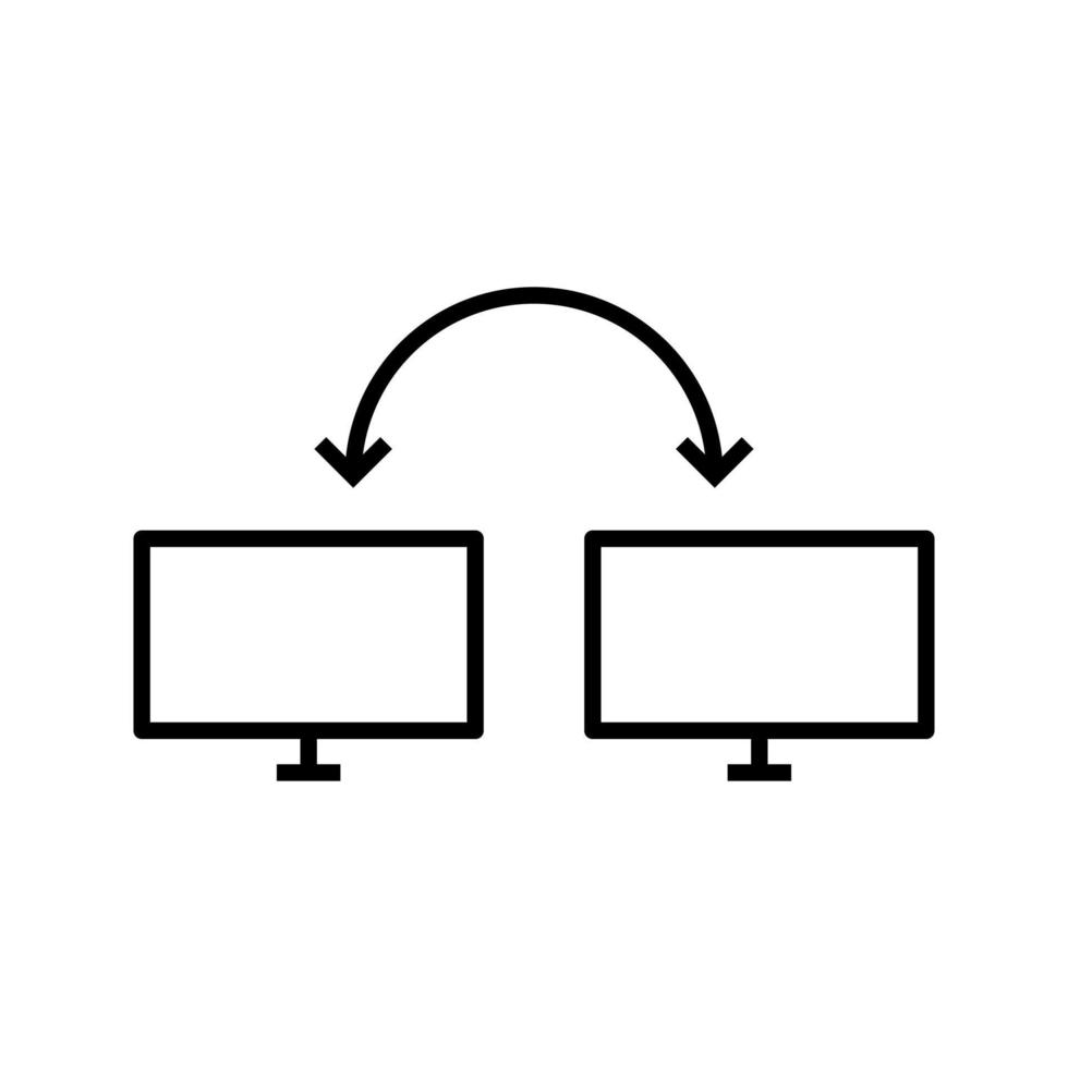 Unique Connected Systems Vector Icon