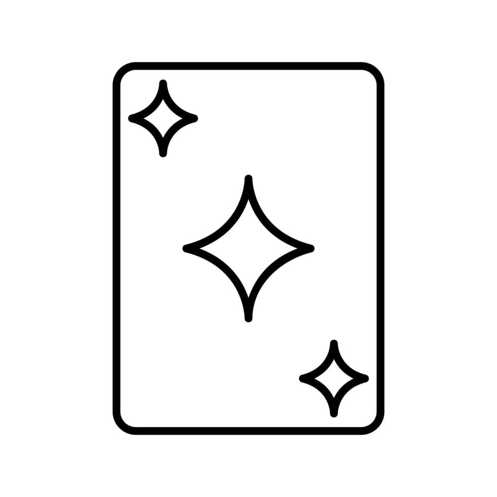 Unique Card Vector Icon