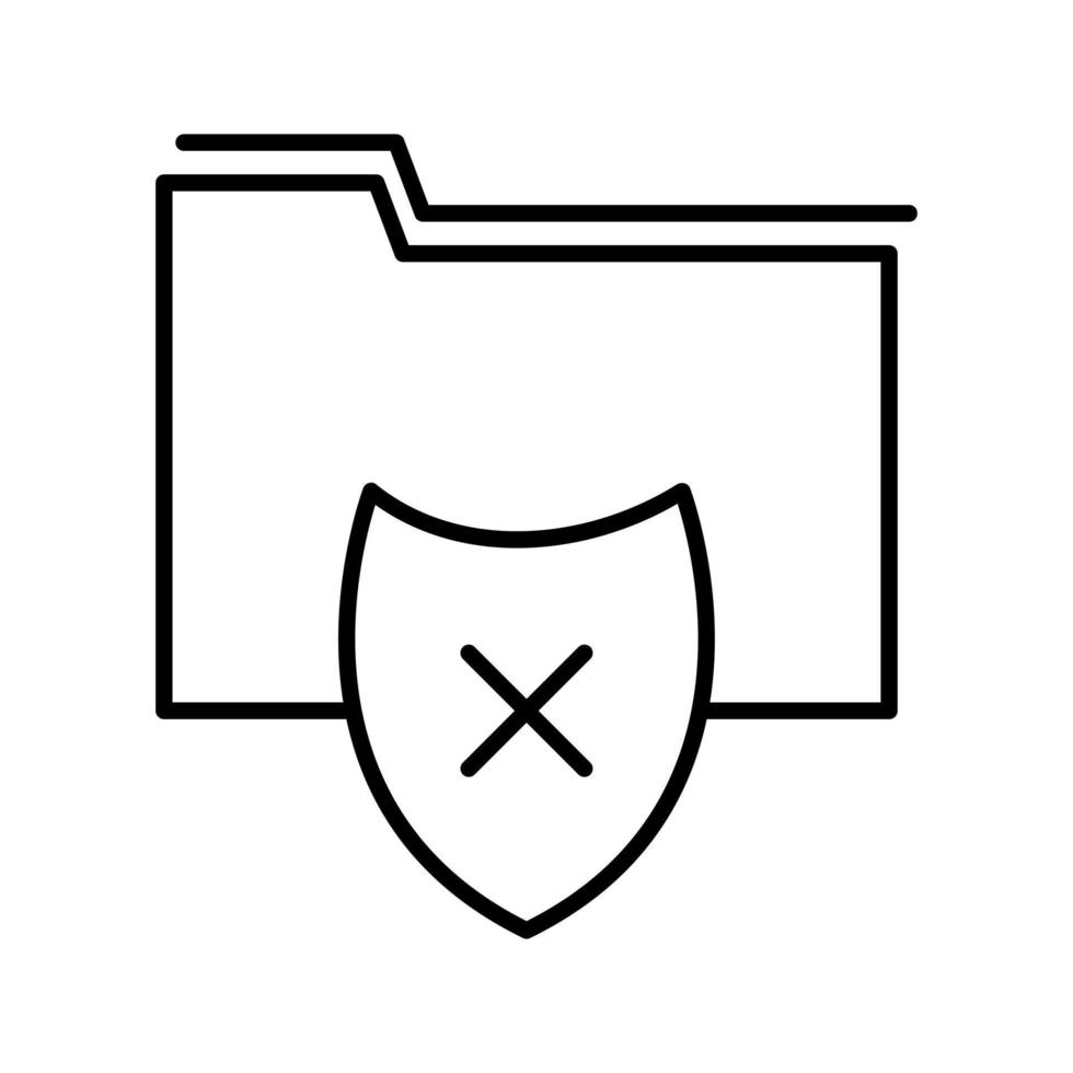 Vulnerable Folder Vector Icon