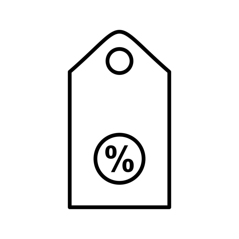 Unique Discount Tag II Vector Icon