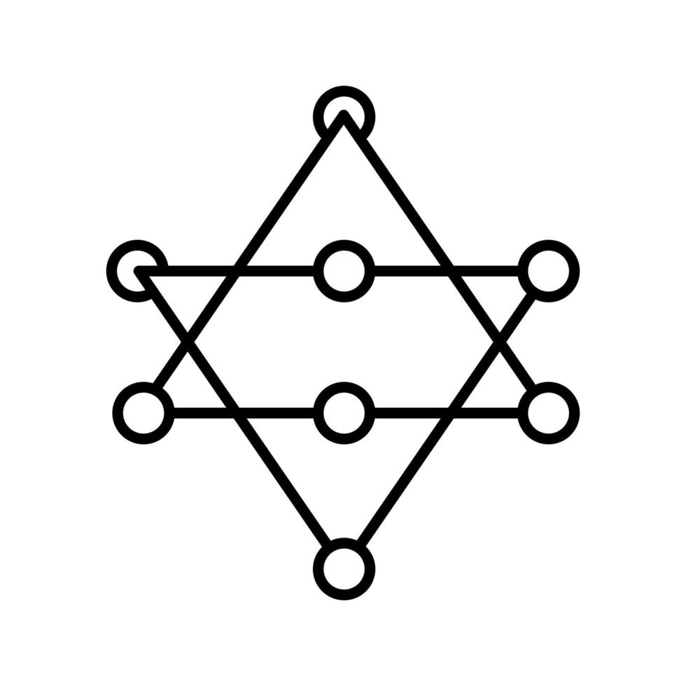 Unique Networks Vector Icon