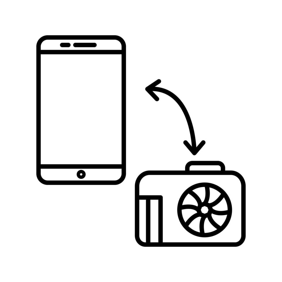 Unique Transfer Images Vector Icon