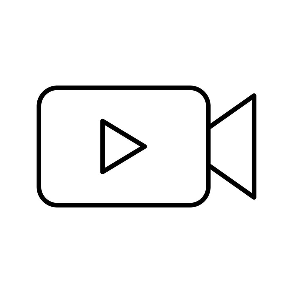 Unique Video Vector Icon