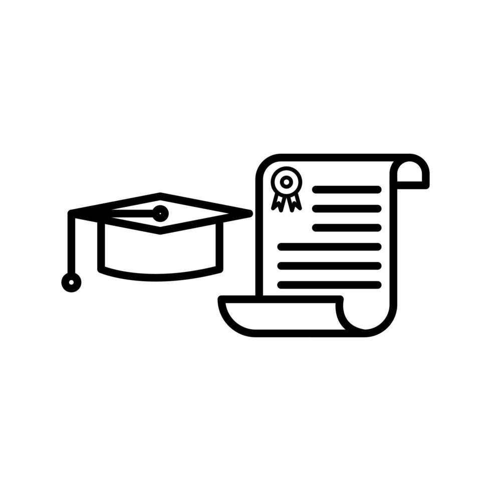 Unique Graduation Vector Icon