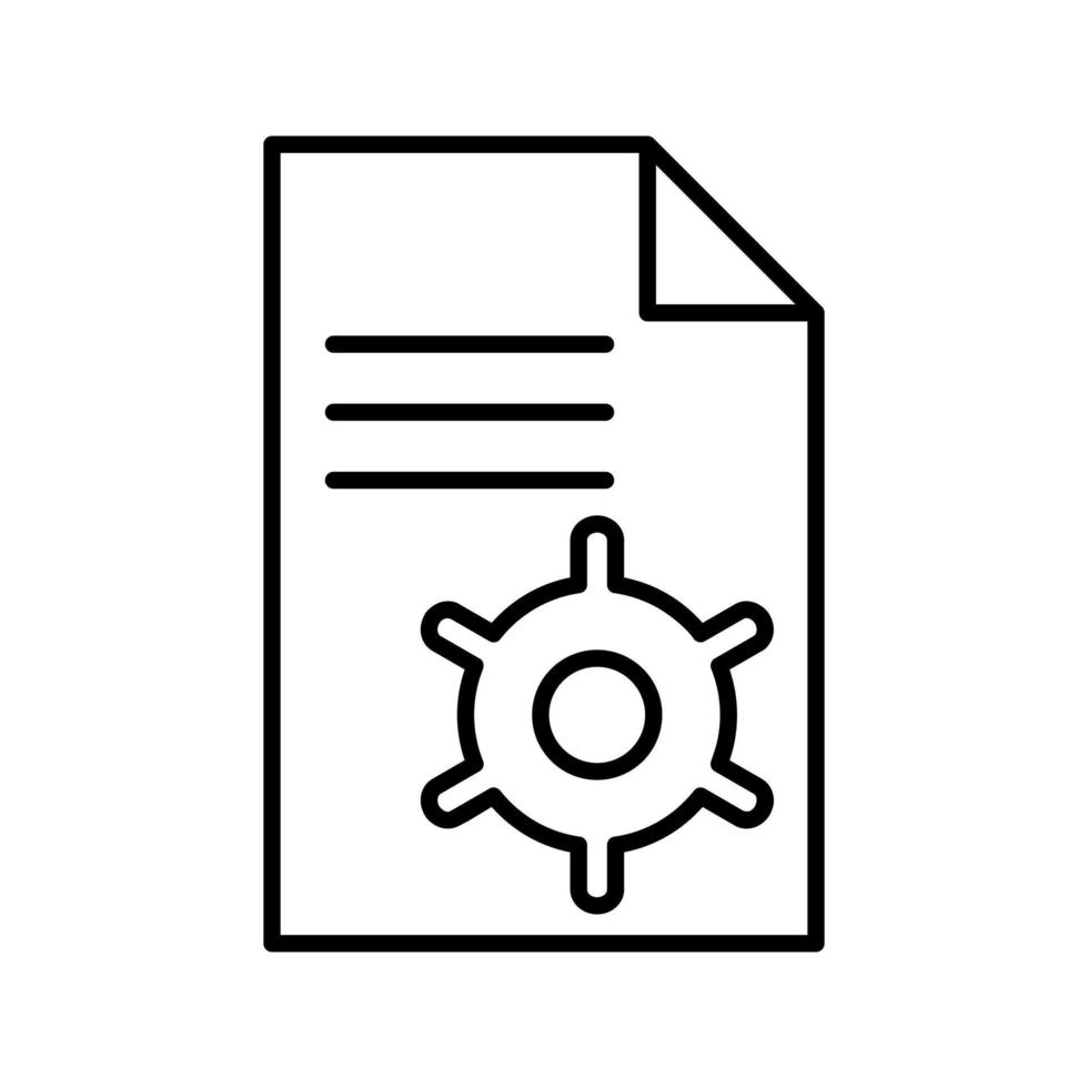 Unique Content Management Vector Icon
