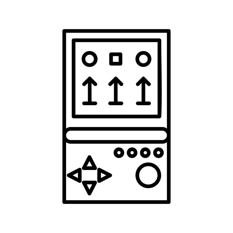 Unique Brick Game Vector Icon