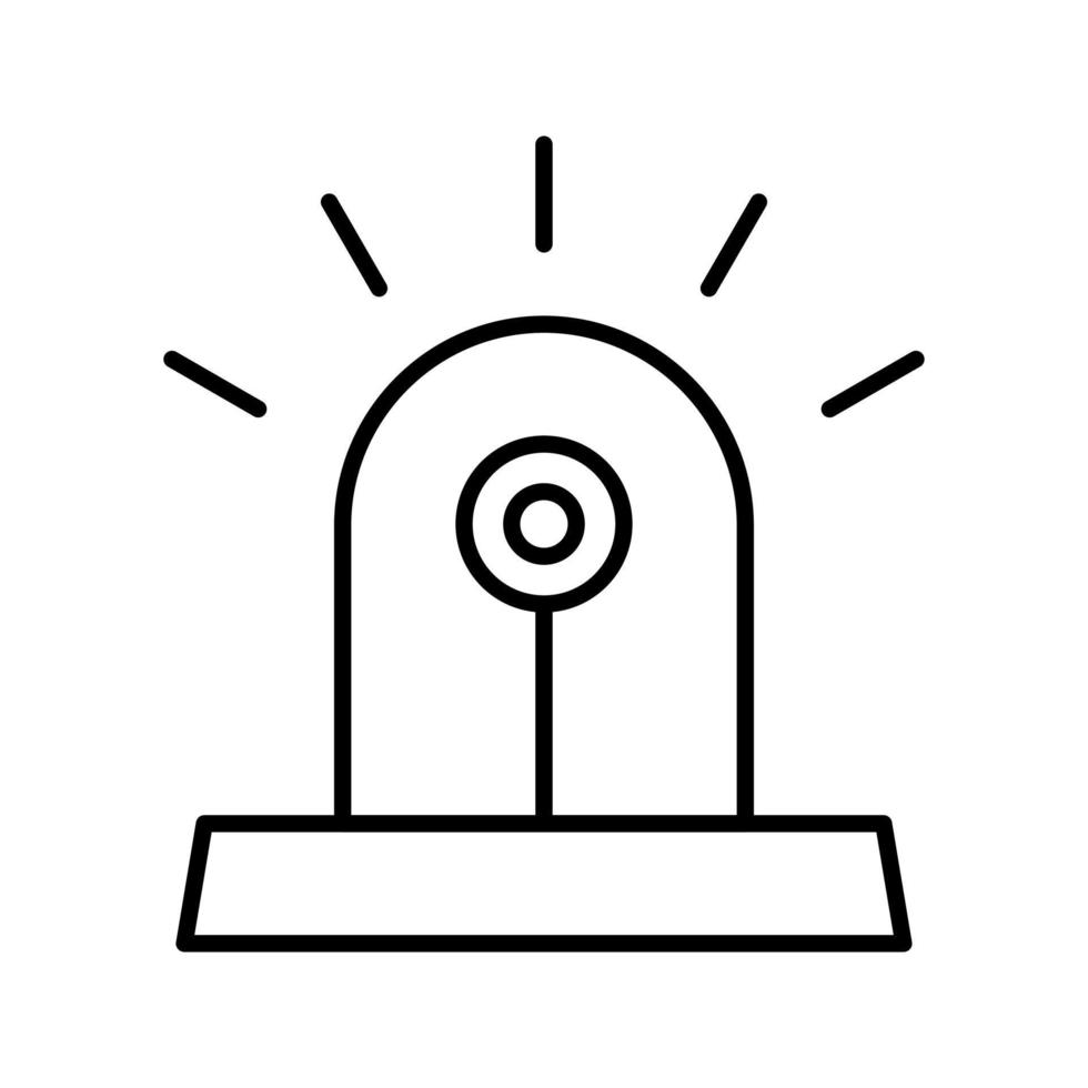 Unique Siren Vector Icon