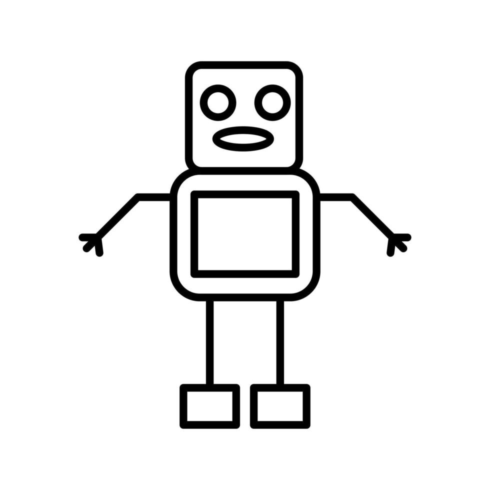 Unique Robot Vector Icon