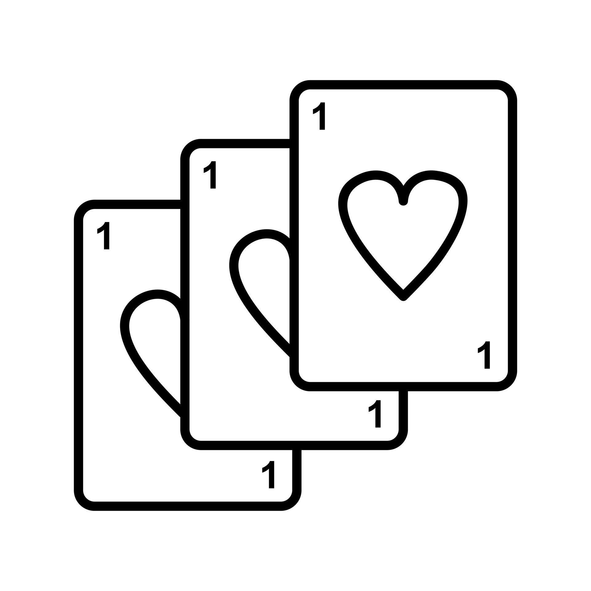 Unique Deck of Cards Vector Icon 14373092 Vector Art at Vecteezy