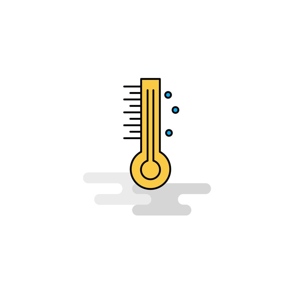 Flat Thermometer Icon Vector 14373670 Vector Art at Vecteezy