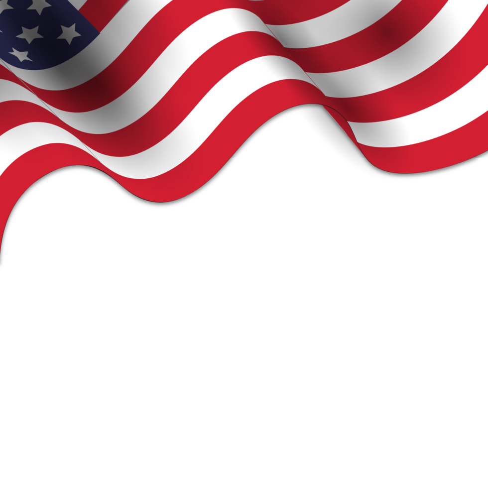 America Flag Corner Border png