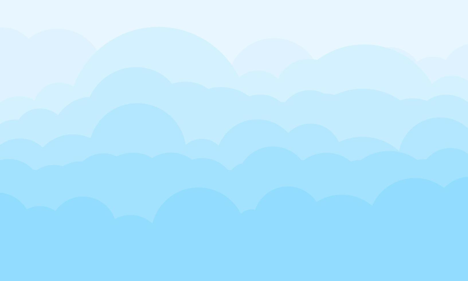 fondo de nube azul simple. ilustración vectorial vector