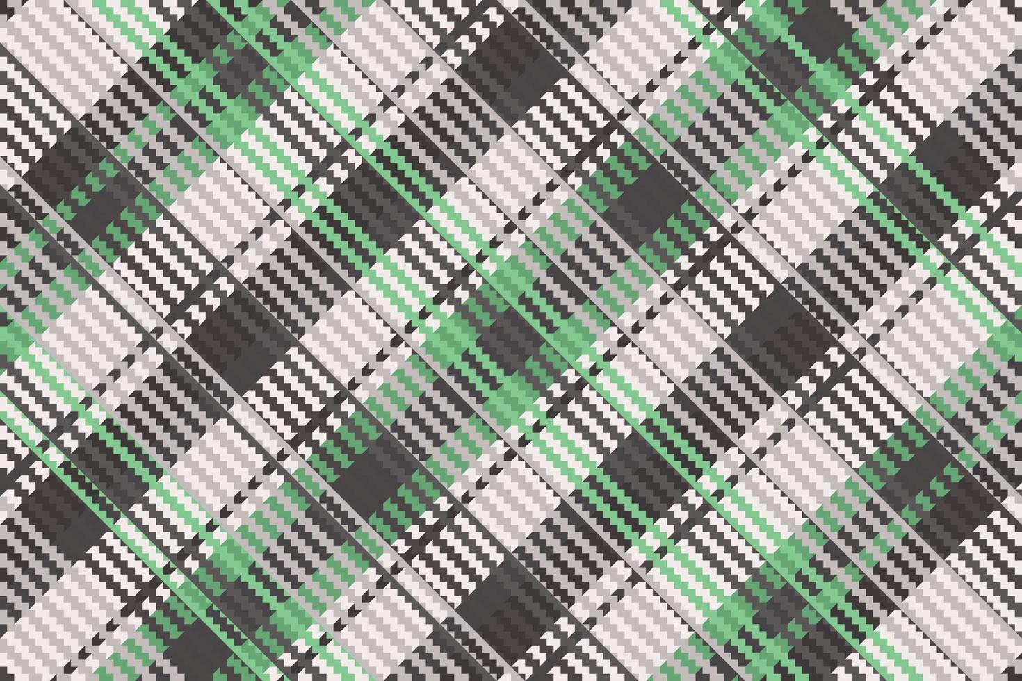 Tartan or plaid retro color pattern. vector
