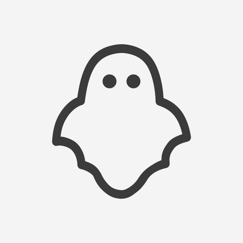 phantom, ghost, monster icon vector isolated