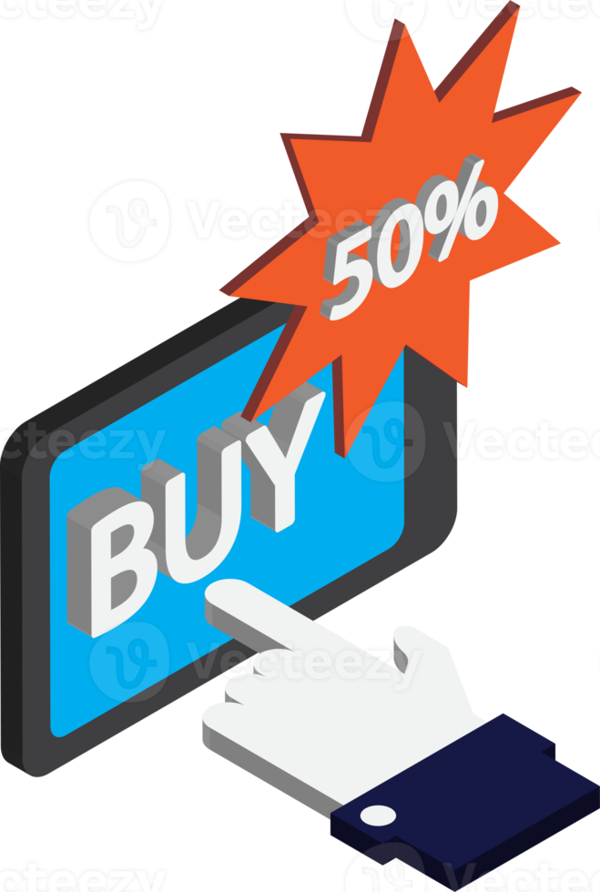 Smartphones and discount illustration in 3D isometric style png