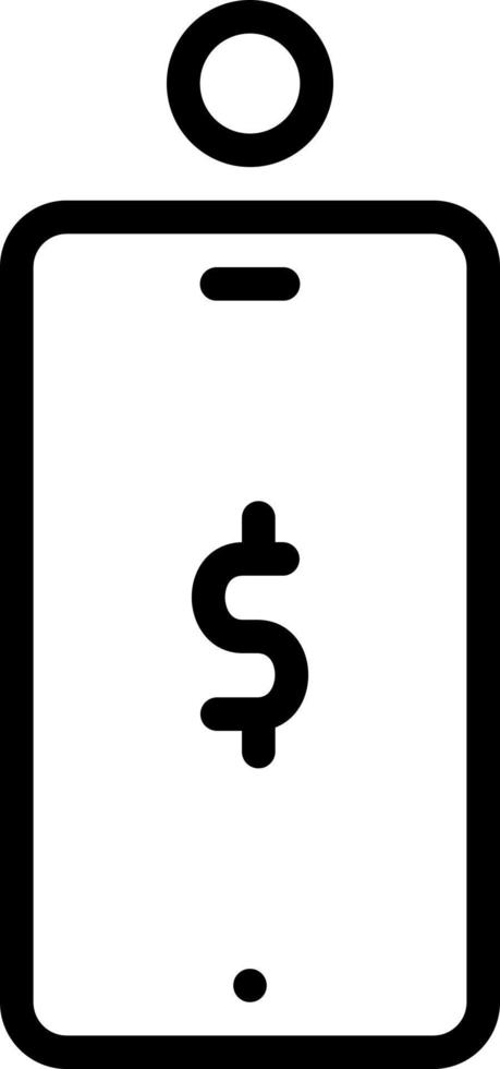 line icon for put vector
