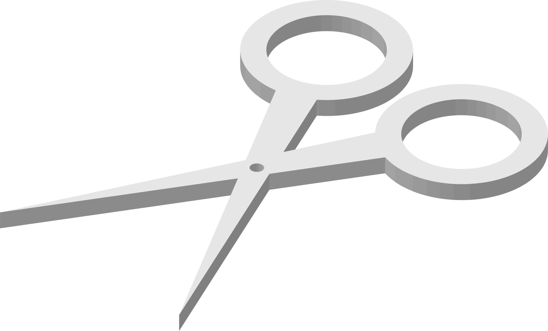 Surgical Scissors For Hospital Illustration In 3D Isometric Style Surgical Scissors For Hospital Illustration In 3D Isometric Style