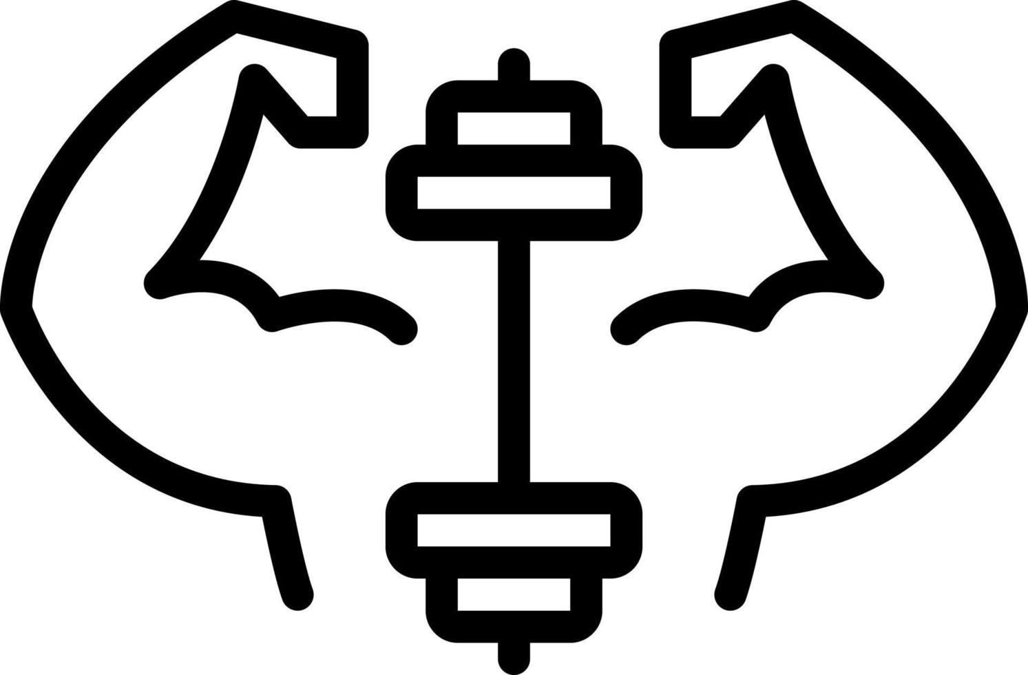line icon for athletic vector
