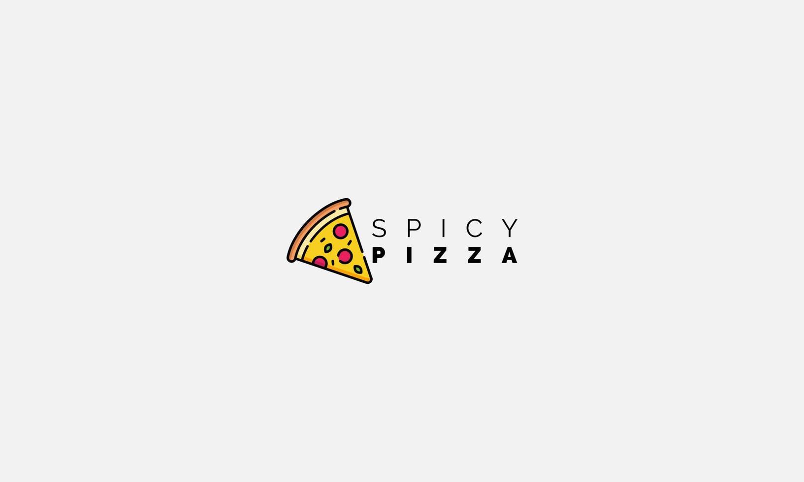 Pizza slice logo. A logo perfect to use for your food business. vector
