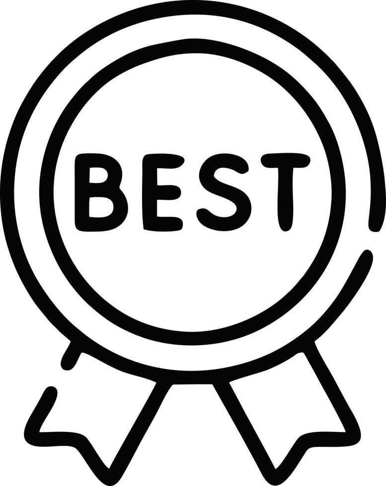 Best seller icon symbol on the white background vector