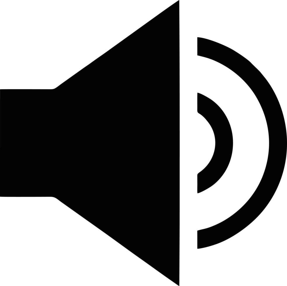Speaker sound icon symbol on the white background vector