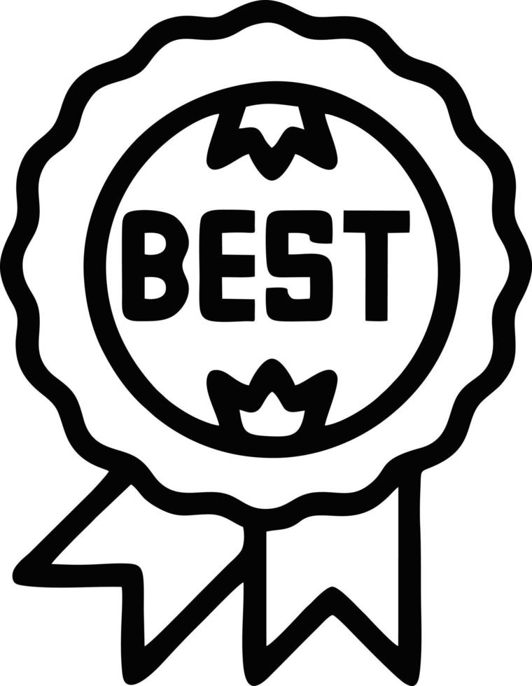 Best seller icon symbol on the white background vector