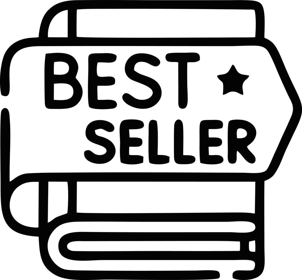 Best seller icon symbol on the white background vector