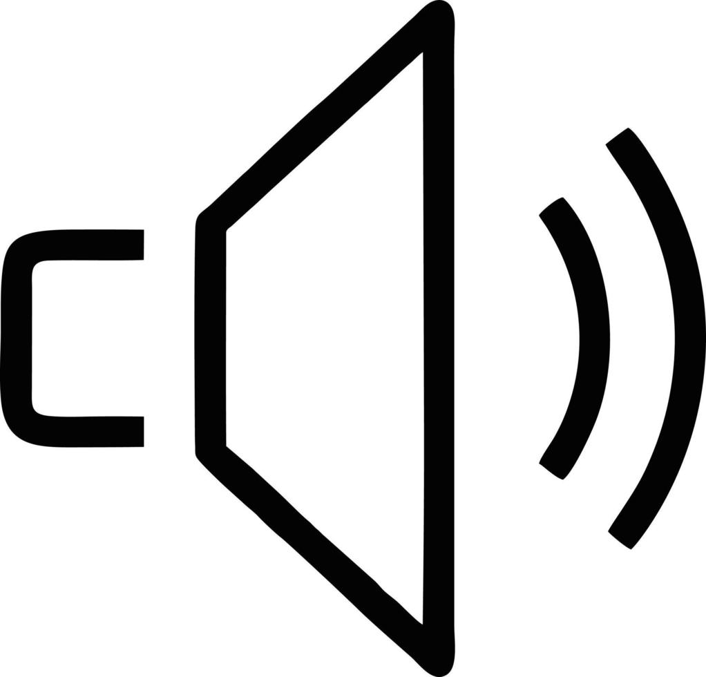 Speaker sound icon symbol on the white background vector