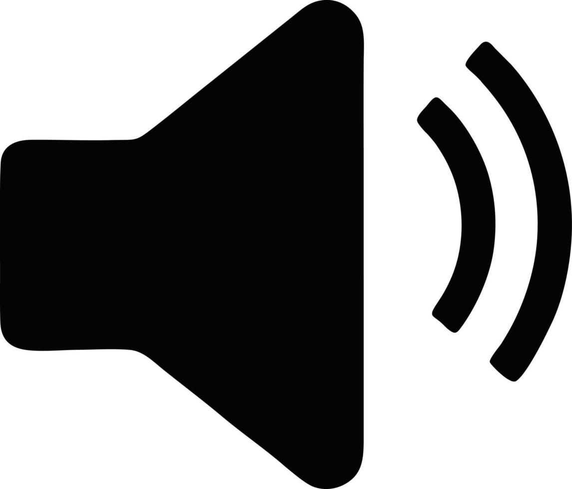 Speaker sound icon symbol on the white background vector