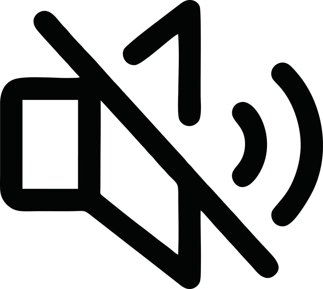 Speaker sound icon symbol on the white background vector