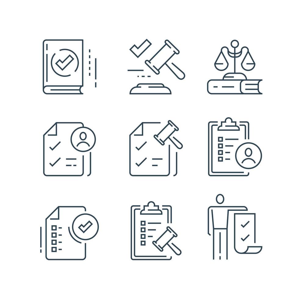 reglas de cumplimiento, concepto regulatorio, mazo de ley, estándares y requisitos, términos y condiciones legales vector