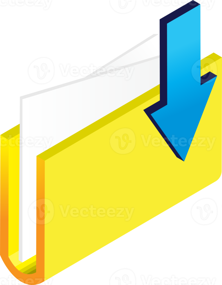 download illustration in 3D isometric style png