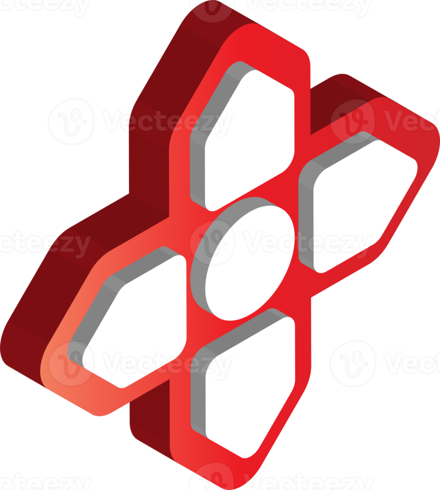 push button for games illustration in 3D isometric style png